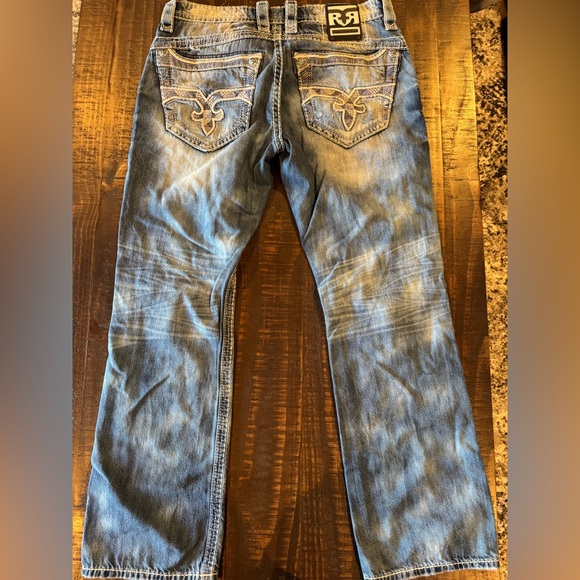 Rock Revival 33/32. Men's Blue Jeans